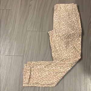 NWOT! Leopard pants